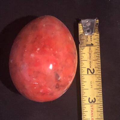Lot 194 - Eight Marble Eggs