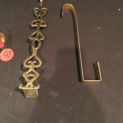 Lot 198 - Brass Candlestick Holders & More