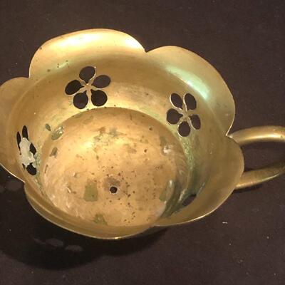 Lot 198 - Brass Candlestick Holders & More