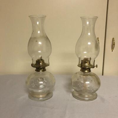 Lot 201 - Oil Lamps