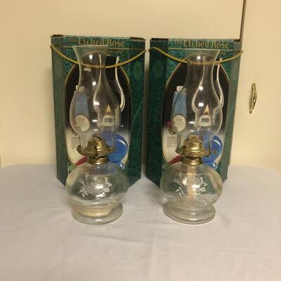 Lot 201 - Oil Lamps