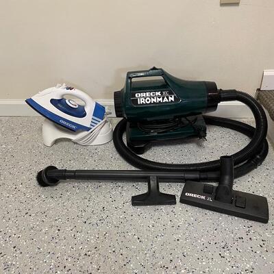 Lot 205 - Oreck XL Ironman & Cordless Iron