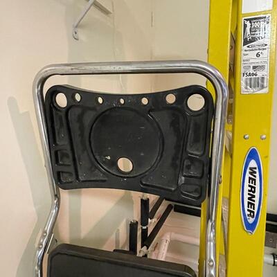 Lot 207 - Werner 6ft Ladder, Hand-truck & Step Ladder