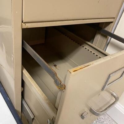 Lot 212 - Filing Cabinet & Platform Cart