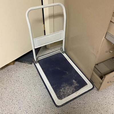 Lot 212 - Filing Cabinet & Platform Cart