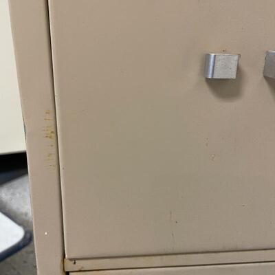 Lot 212 - Filing Cabinet & Platform Cart