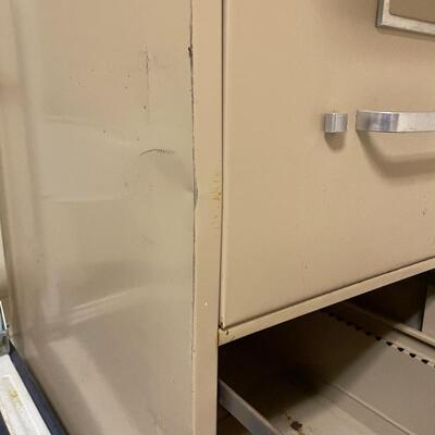 Lot 212 - Filing Cabinet & Platform Cart