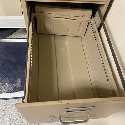 Lot 212 - Filing Cabinet & Platform Cart