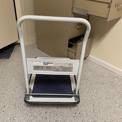 Lot 212 - Filing Cabinet & Platform Cart