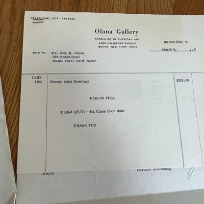 Lot 214 - Duel Sided George Luks Drawings