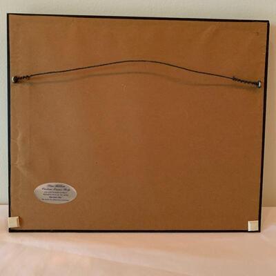 Lot 217 - Decorative Plate and Framed Art by Omar
