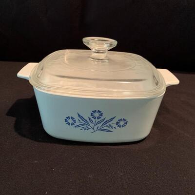 Lot 223 - Vintage Lâ€™Echalote La Sauge Corning Ware Casserole Dish, Pyrex, and More