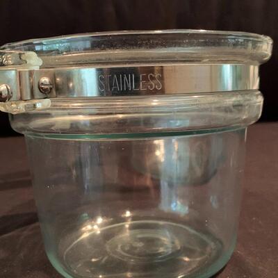 Lot 223 - Vintage Lâ€™Echalote La Sauge Corning Ware Casserole Dish, Pyrex, and More
