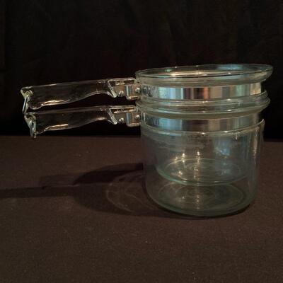 Lot 223 - Vintage Lâ€™Echalote La Sauge Corning Ware Casserole Dish, Pyrex, and More