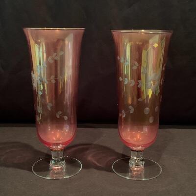 Lot 225 - Gorgeous Etched Glass, Framed Quilled Art, and More