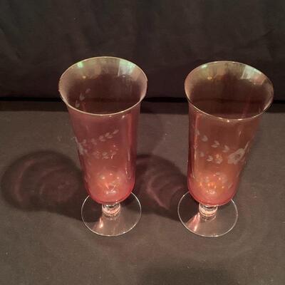 Lot 225 - Gorgeous Etched Glass, Framed Quilled Art, and More