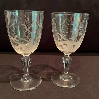 Lot 225 - Gorgeous Etched Glass, Framed Quilled Art, and More