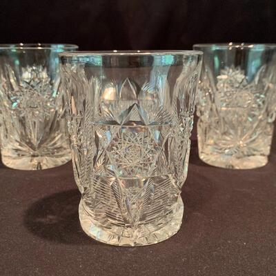 Lot 226 - Fancy Barware: Cut Glass Decanters, Tumblers, and More