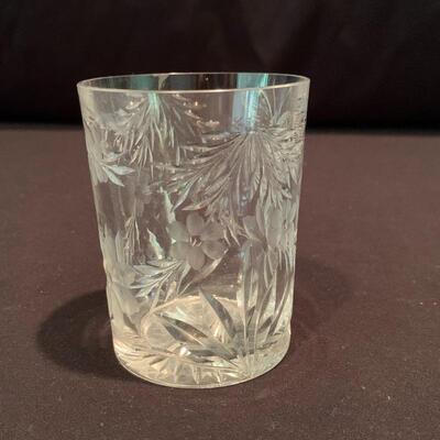 Lot 226 - Fancy Barware: Cut Glass Decanters, Tumblers, and More