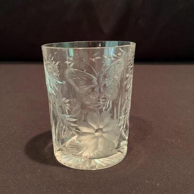 Lot 226 - Fancy Barware: Cut Glass Decanters, Tumblers, and More