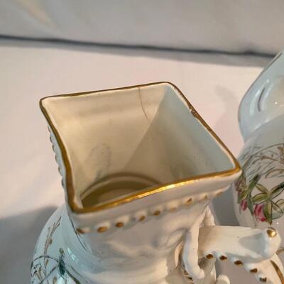 Lot 227 - Gorgeous Sampson Bridgwood & Son Set of Floral China