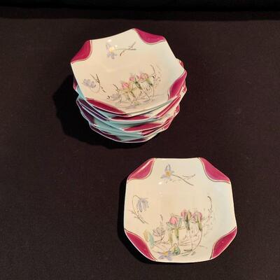 Lot 227 - Gorgeous Sampson Bridgwood & Son Set of Floral China