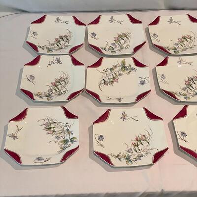Lot 227 - Gorgeous Sampson Bridgwood & Son Set of Floral China