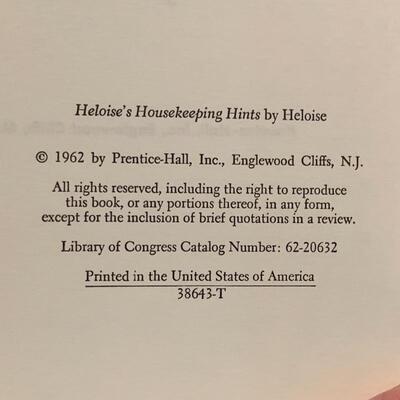 Lot 228 - Vintage Tupperware, Heloiseâ€™s Housekeeping and Kitchen Hints Books, and More