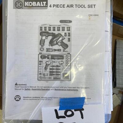 890-Kobalt Four Piece Air Tool Set