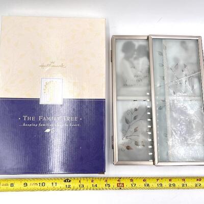 HALLMARK SILVER PHOTO FRAMES SET OF 2