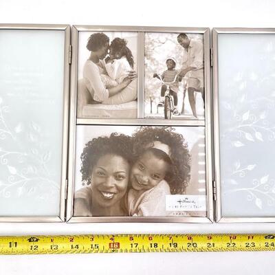 HALLMARK SILVER PHOTO FRAMES SET OF 2