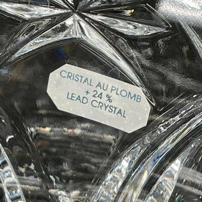 Cristal J. G. Durand France Crystal bowl 8.5â€ dia. 4â€ high 