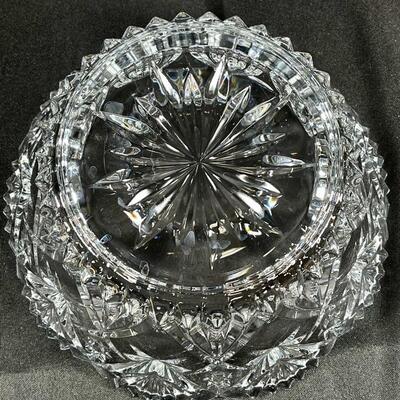 Cristal J. G. Durand France Crystal bowl 8.5â€ dia. 4â€ high 