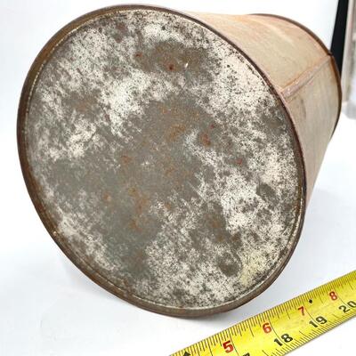 VINTAGE PRIMITIVE METAL BUTTER CHURN