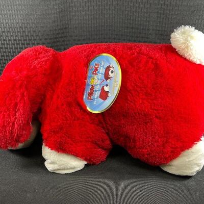 2011 Limited Edition Pillow Pet Red White & Blue Patriotic Dog Plush
