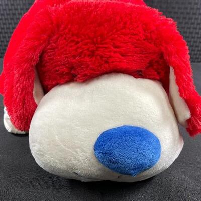 2011 Limited Edition Pillow Pet Red White & Blue Patriotic Dog Plush