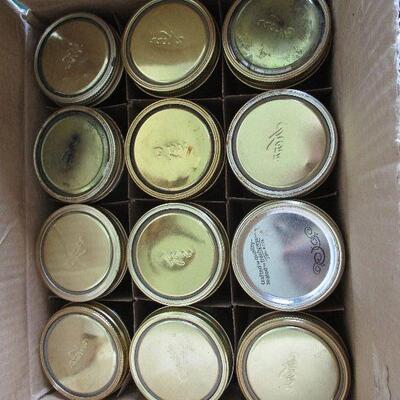 #18 12- Pint wide mouth canning jars