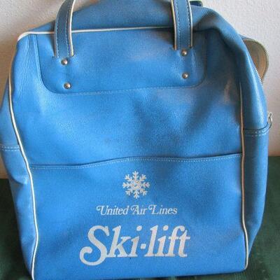 #49 Vintage United Airlines Ski Lift Bag