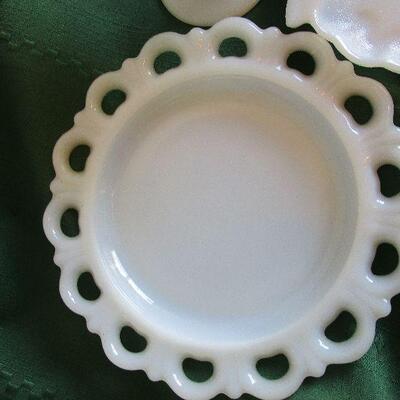 #59 Three White decorative dishes
