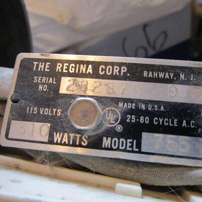 #69 Regina Electrik Broom, light weight, works great.