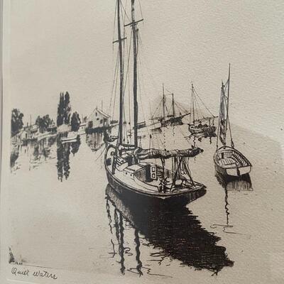 Lot 229 - Two Etchings by L. Barrymore & J. Whistler