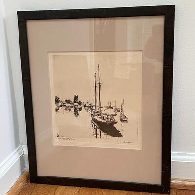 Lot 229 - Two Etchings by L. Barrymore & J. Whistler