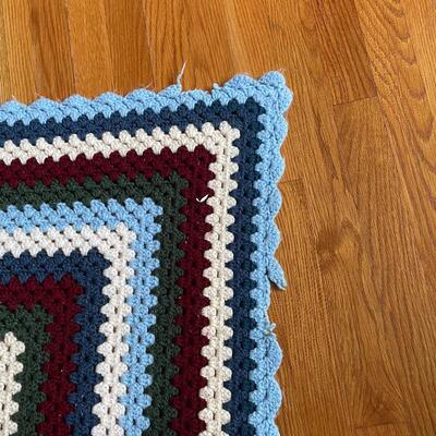 Lot 231 - Two Afghans & Troy Robe Throw