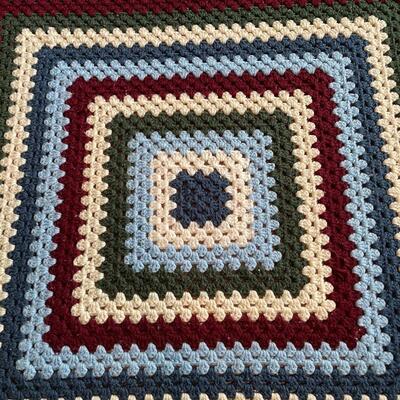 Lot 231 - Two Afghans & Troy Robe Throw