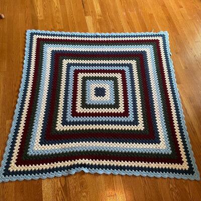 Lot 231 - Two Afghans & Troy Robe Throw