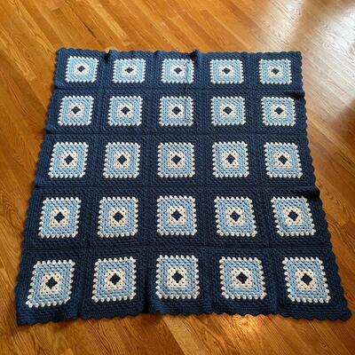 Lot 231 - Two Afghans & Troy Robe Throw