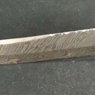 Custom Crafted Steel Damascus 9.5" Blade Knife M. Jernigan Gastonia, NC