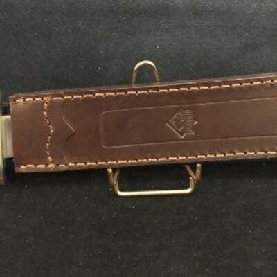 Puma Steel 12" Blade Knife with Antler and Brass Handle Includes Sheath