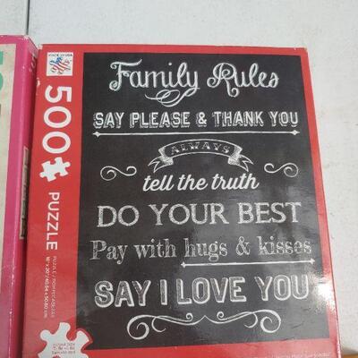 Puzzle lot of 4