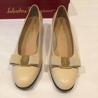 Lot 235 - Four Pairs of Ferragamo Size 9 Pumps & More